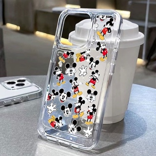 ❤️จัดส่งทันที❤️เคสไอโฟน11 12 13 14 Pro max เคสใส cute Mickey Clear Case For iPhone 11,12,13,14,12PM,13PM,14PM