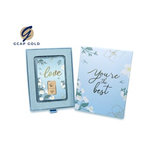 ทองคำแท่ง 96.50% น้ำหนัก 2 สลึง GCAP GOLD ลาย Love Gift Set ทองคำ ทองเเท้ ของขวัญ