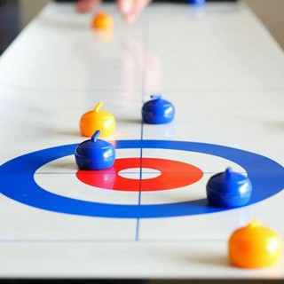 Curling Tabletop Game เกมปาเป้า เกมสไลด์ให้ตรงเป้า เกมครอบครัว พร้อมส่งจากไทย