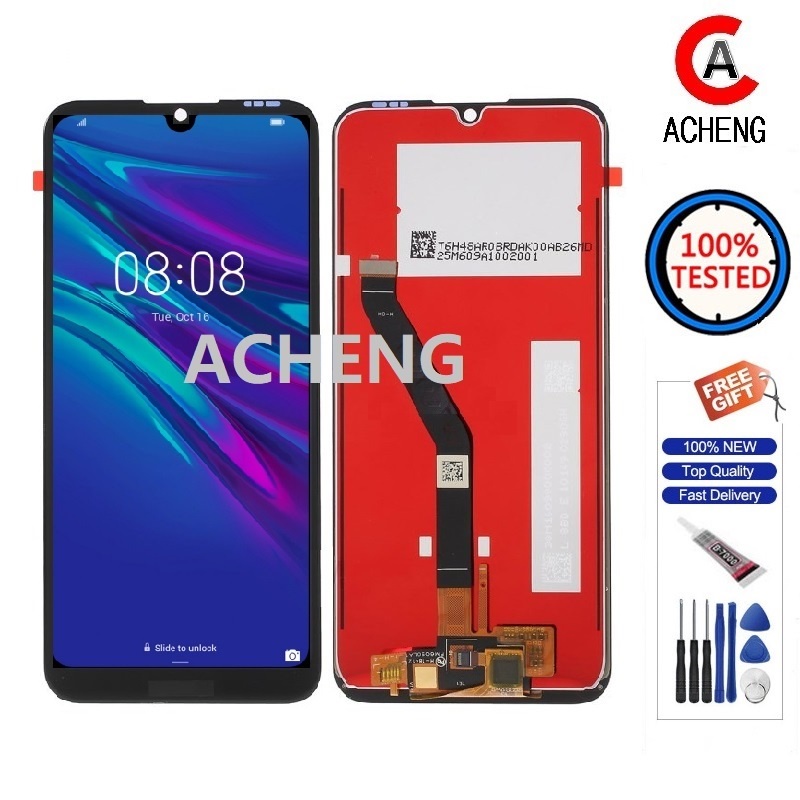 ACHENG สําหรับ Huawei Y6 2019 / Y6S 2019 / Y6 PRO 2019 / y6 prime 2019 / Honor 8A หน้าจอสัมผัส LCD 6