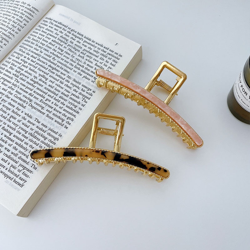 🔥พร้อมส่ง🔥 กิ๊บหนีบผมเหล็กลายเสือ ขนาด 11.5 cm