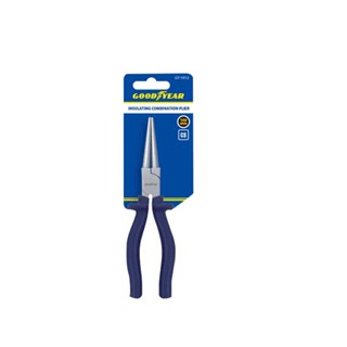 GOODYEAR คีมปากกลมหุ้มฉนวนกันไฟฟ้า 6" GY-5912