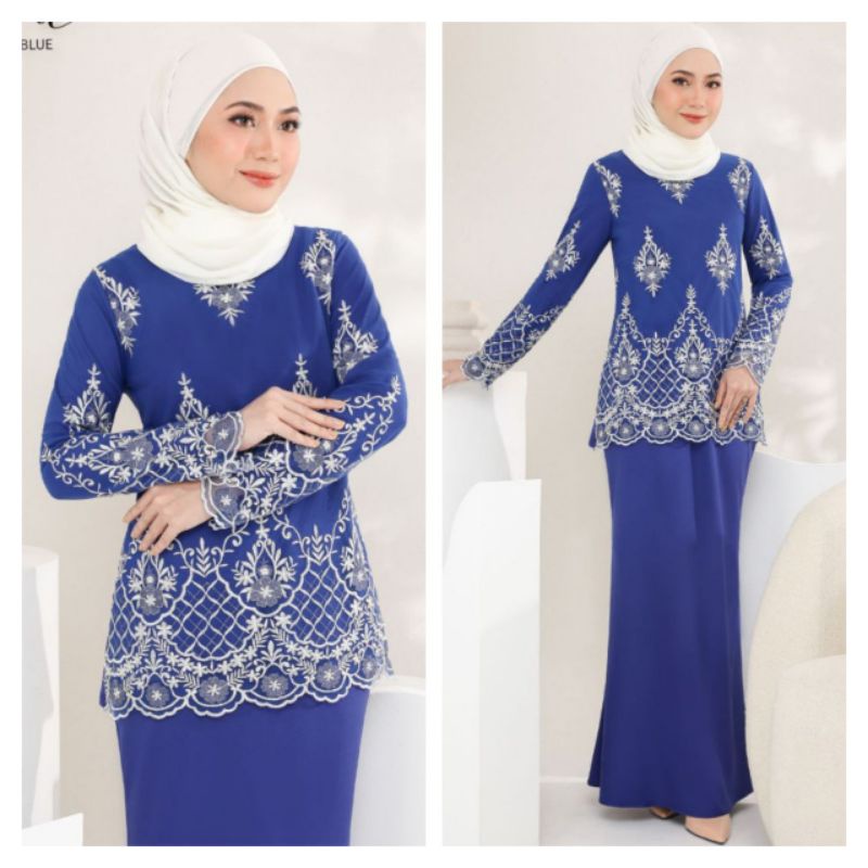 Raisa Kurung Moden Lace! 794 Kurung Moden Raisa! Wudhu Friendly Kurung Lace! ลูกไม้ปัก! เสื้อผู้หญิงทูน่า Nikah Kenduri