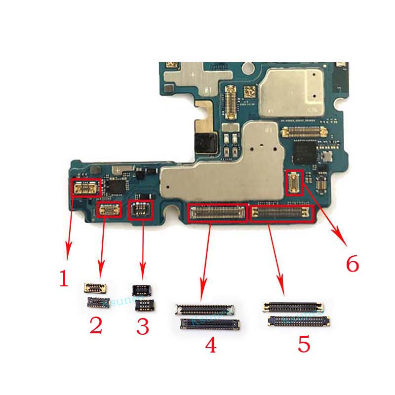 ตัวเชื่อมต่อปลั๊กชาร์จ USB หน้าจอ LCD FPC สําหรับ Samsung Galaxy NOTE 20 5G Ultra N986