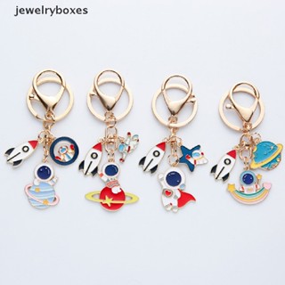 [jewelryboxes] พวงกุญแจ จี้นักบินอวกาศ ดาวเคราะห์ กาแล็กซี่ สไตล์บูติก