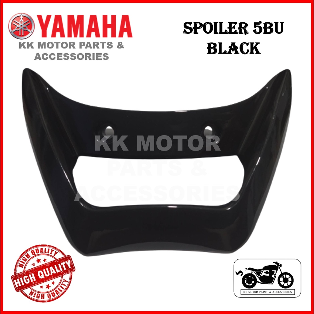 YAMAHA Y125 Y125Z 125Z 5BU SPOILER BLACK / HITAM SMX SM-X ด้านหลังมือจับที่นั่งบาร์ BELAKANG L BAR L