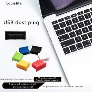 Llph ฝาครอบปลั๊กซิลิโคน ป้องกันฝุ่น พอร์ต USB HDMI-RJ45 กันน้ํา หลากสี สําหรับแล็ปท็อป 5 ชิ้น ต่อชุด