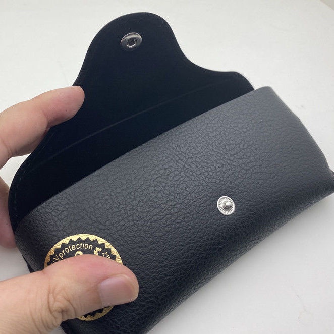 [กล่องพกพา] [ไม่รวม] Ray-Ban High-End Sun Box RayBan Box Portable Storage Compression-Resistant Universal Flat Leather Box - รูปที่ 3