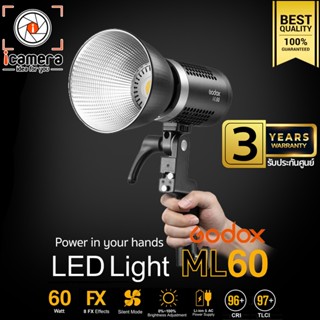 Godox LED ML60 60W 5600K CRI96 TLCI97 - รับประกันศูนย์ Godox Thailand 3ปี