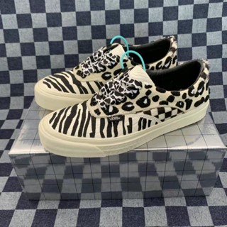 ☃▫ใหม่ AUT leopard zebra low-top รองเท้าผ้าใบระบายอากาศที่ทนต่อการสึกหรอคุณภาพสูง VA/NS FANS