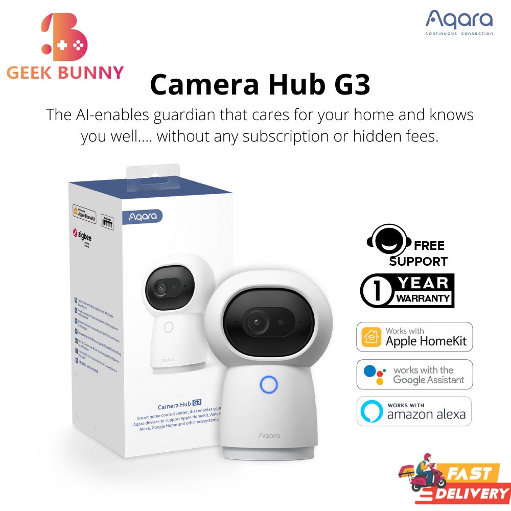 Aqara Camera Hub G3  Smart Camera CCTV Global Ver (Aqara Malaysia Warranty)