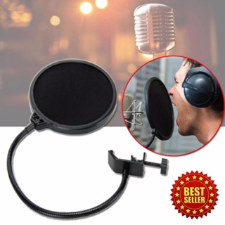 Elit ที่กันลม ป๊อปฟิลเตอร์ สตูดิโอไมโครโฟน Studio Microphones Mic Pop Filter Mask Shield Protection รุ่น MFT201-WU - Bla