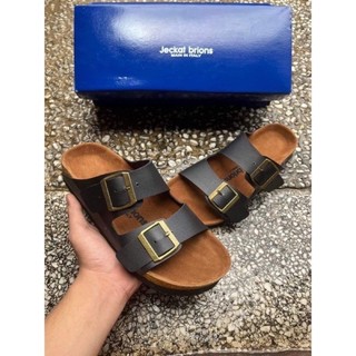 JECKAT BRIONS | TWO STRAP  FOR MEN! | BROWN SOLE (BROWN ANG APAKAN)