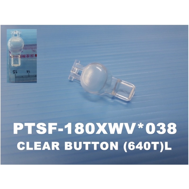 พลาสติกรองปุ่มกดแผงฮิตาชิข้างซ้ายPTSF-180XWV*038ยี่ห้อHitachiอะไหล่แท้