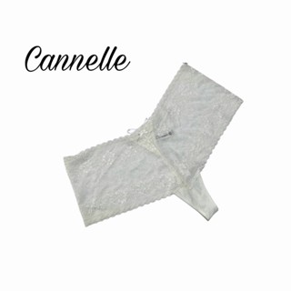 Cannelle Lingerie Panty กางเกงชั้นในเซ็กซี่สีขาวลูกไม้ทั้งตัว งานส่งออก Size S M XL กางเกงในลูกไม้ผ้านิ่ม