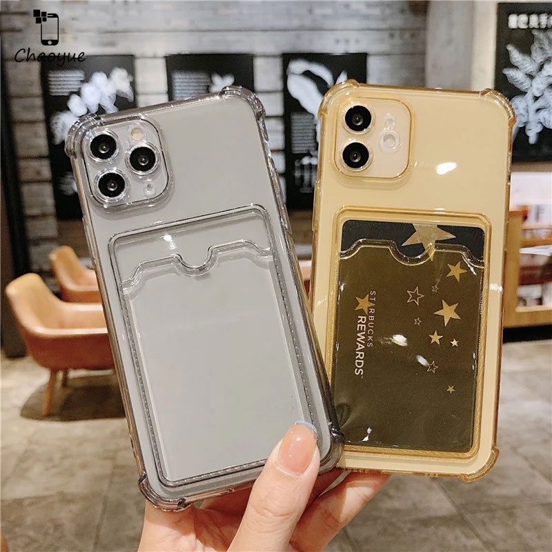 เคสโทรศัพท์มือถือ TPU แบบนิ่ม ป้องกันกระแทก พร้อมช่องใส่บัตรเครดิต หรูหรา สําหรับ VIVO V23 Y21 Y21s Y21t Y21a Y33s Y33t Y20 Y20s Y20i Y15s Y15a Y20g Y12s Y12a Y11s Y17 Y15 Y12 Y11 4G 5G 2022