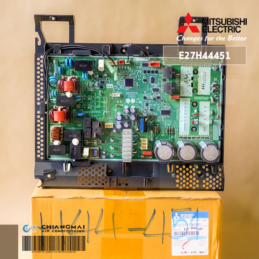 E27H44451 แผงวงจรแอร์ Mitsubishi Electric แผงบอร์ดคอยล์ร้อน แอร์มิตซูบิชิ รุ่น SUY-KA30VA .TH-T