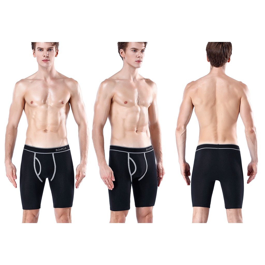 5pcs Set Long Leg Boxer Shorts Panties Men Underpants Homme Cotton Underwear For Men Calvin Boxershorts Sexy Calecon Mal #6