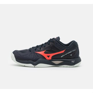 MIZUNO WAVE INTENSE TOUR 5 AC BLACK RED MEN TENNIS SHOES รองเท้าเทนนิสผู้ชาย