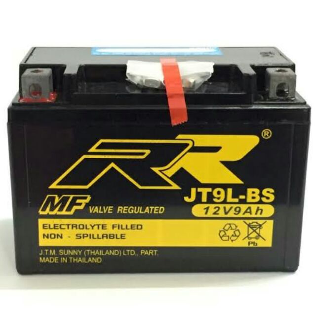 YTX9-BS GTX9-BS JT9L-BS RRBattery rr bigbikeแบตRR เตอร์รี่่บิคไบต์ RR NINJA250300650Z800ER6NVERSYSHo
