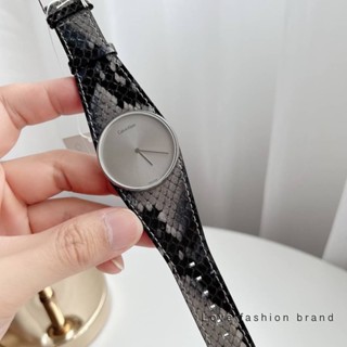 👑ผ่อน0%~แท้100%👑 นาฬิกาข้อมือ Calvin Klein Spellbound Grey Dial Ladies Watch K5V231Q4