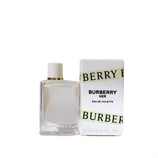 Burberry Her EDT 5 ml(ผลิต11/2021)ของเเท้💯% น้ำหอม เบอเบอร์รี่ เฮอร์ โอ เดอ ทอยเล็ต แบบเเต้ม