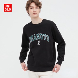 Uniqlo ใหม่ เสื้อกันหนาว คอกลม พิมพ์ลาย Snoopy