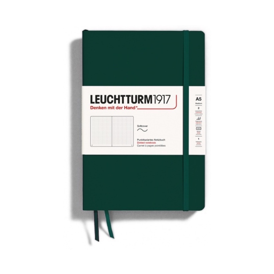 Leuchtturm1917 The Natural Colors 2023 A5 “Forest Green” สมุดโน๊ต Leuchtturm1917 ขนาด A5 สีเขียวเข้ม