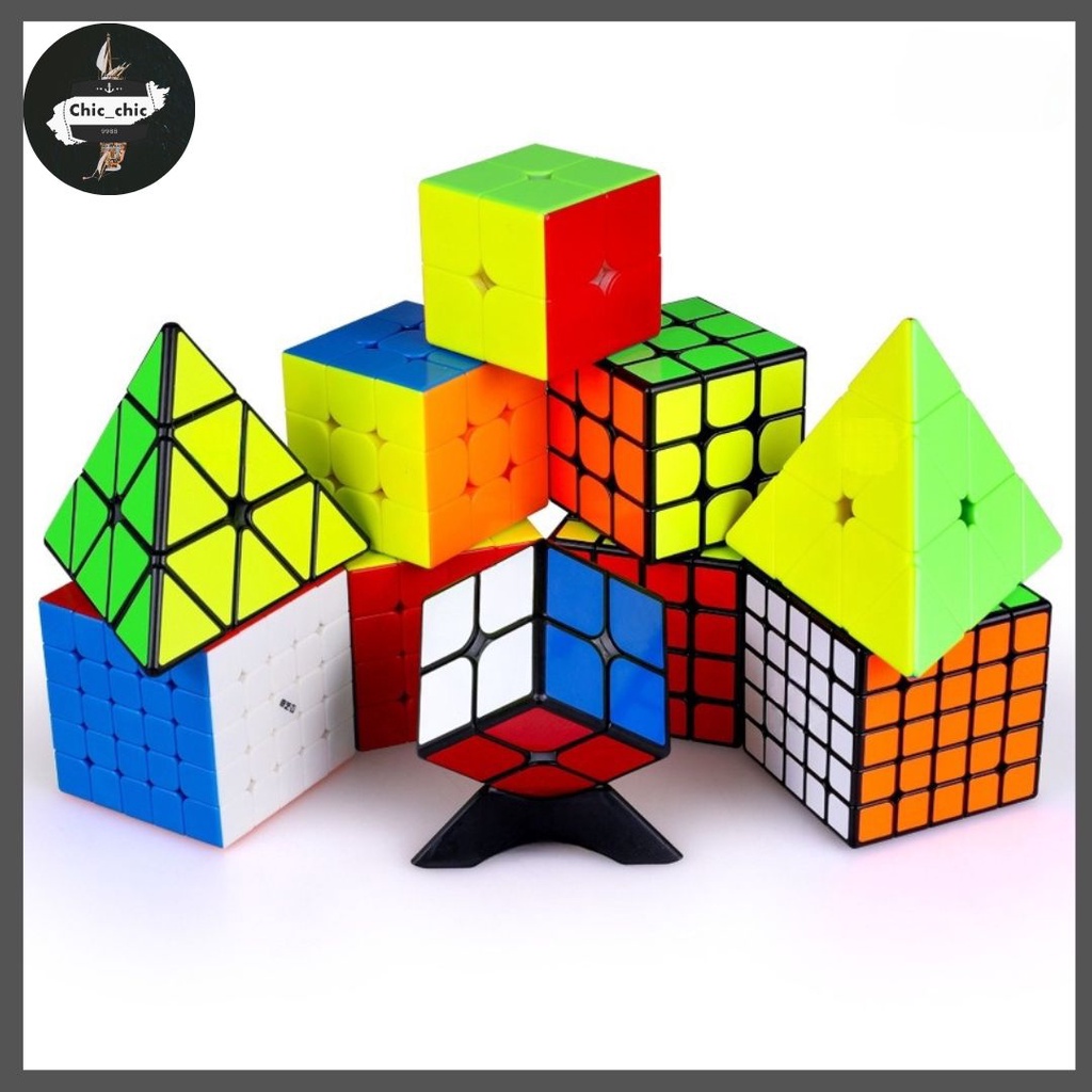 พร้อมส่งจากไทย รูบิค 2x2/3x3/4x4/ ลูกบาศก์ของรูบิค รูบิก รูบิด หมุนลื่น Rubik's cube #P-0040