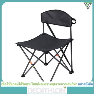 ดีแคทลอน เก้าอี้ตกปลาพับได้ CAPERLAN รุ่น Essenseat Compact  คละสี สีดำ,สีกรมท่า/ของแท้จาก Decathlon