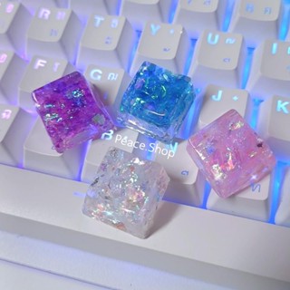 ปุ่มคีย์บอร์ดเรซิ่น (โฮโลแกรม) Keycap Mx Switch(สวิทช์  เชอรี่) Mechanical keyboard