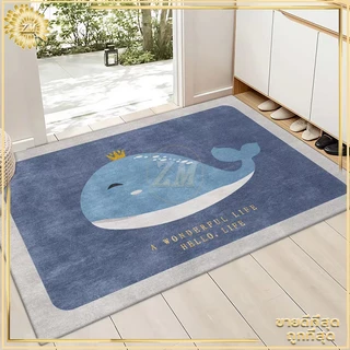 เช็ดเท้า พรมเช็ดเท้า 40*60CM ดีไซน์สวย ทันสมัย น่าใช้ ไม่เก็บฝุ่น เท้าแห้งเร็ว ป้องกันการลื่น ทำความสะอาดง่าย