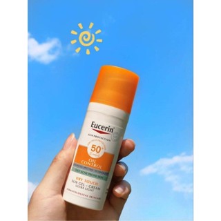 กันแดดเนื้อเจลครีม รุ่นขายดี    Eucerin Sun Dry Touch Oil Control 50ml