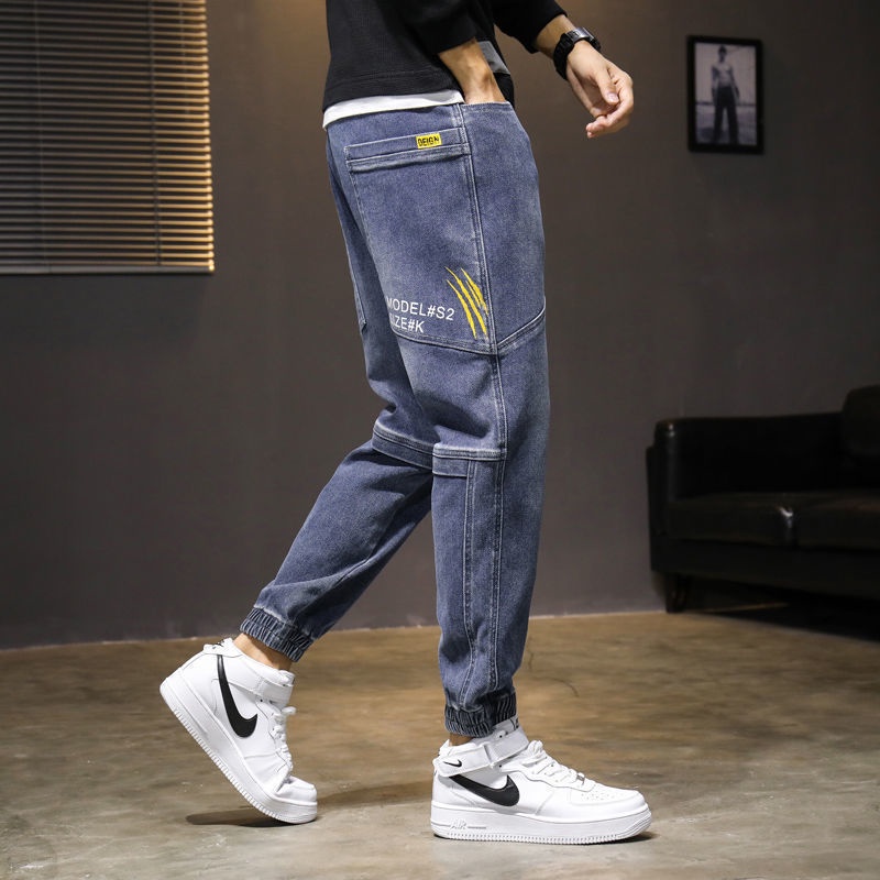 MR-DEER กางเกงยีนส์ขายาวผู้ชายเอวยางยืด ปลายขาจั้ม รุ่น M1144 ราคา ถูกที่สุด ดีลบีเคเค แกลเลอรีภาพที่ 6