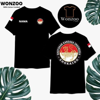 เสื้อยืด Shokaido SHOTOKAN KANDAGA INDONESIA KARATE คุณภาพดี