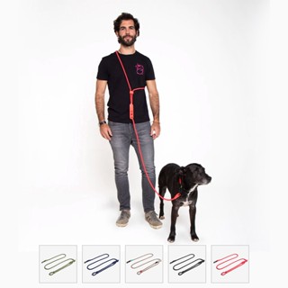 zee.dog Hands-Free Leash สายจูงแบบคล้องไหล่ คล้องบ่า ไม่ต้องคอยจับ ตัวล็อคแข็งแรง ปรับระดับความกว้างยาวได้ง่าย zeedog