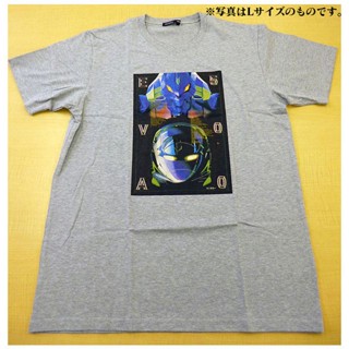 เสื้อยืดคอกลมEvangelion Store Evangelion 500 Type เสื้อยืด Eva พิมพ์ลาย Rotogravure สีเทา Marutaka Iryo
S-4XL