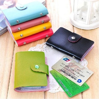 กระเป๋าใส่บัตร Color card leather