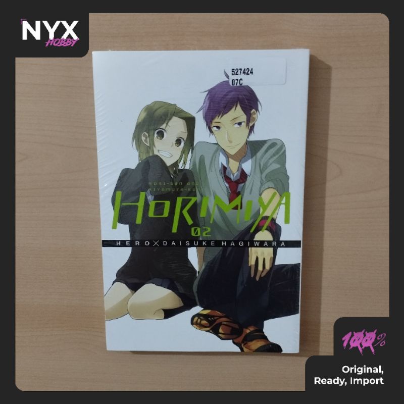 Horimiya Manga การ์ตูนภาษาอังกฤษนําเข้าเล่ม 2