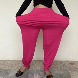 (Harem pants) กางเกงจินนี่ ขายาว ผ้าเรย่อน เอว 30 ถึง 44 ผ้านิ่มใส่สบายใส่ได้ทุกวัย