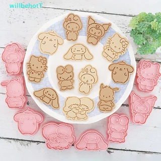 [WillbehotT] ใหม่ แม่พิมพ์ ลายการ์ตูน DIY สําหรับทําคุ้กกี้ บิสกิต เค้ก เบเกอรี่ 8 ชิ้น ต่อชุด