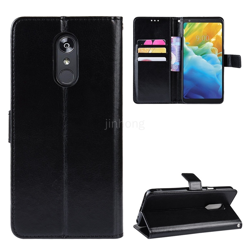กระเป๋าสตางค์สําหรับ LG Q60 K50 Q70 K71 Q92 K20 K30 X2 2019 สไตล์ 2 3 stylo 4 5 6 7 4G 5G หนังซิลิโค