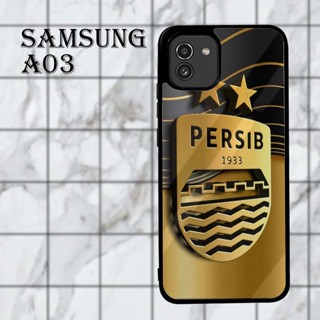 เคส Samsung A03 ประดับกลิตเตอร์ | เคส Hp เคลือบเงา | Persib Motif