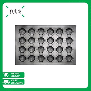 NTS ถาดพิมพ์อบมัฟฟิ่นและเค้กรูปหอย 24 หลุม BAKING PAN-24 CUPS NTS1-SN9044