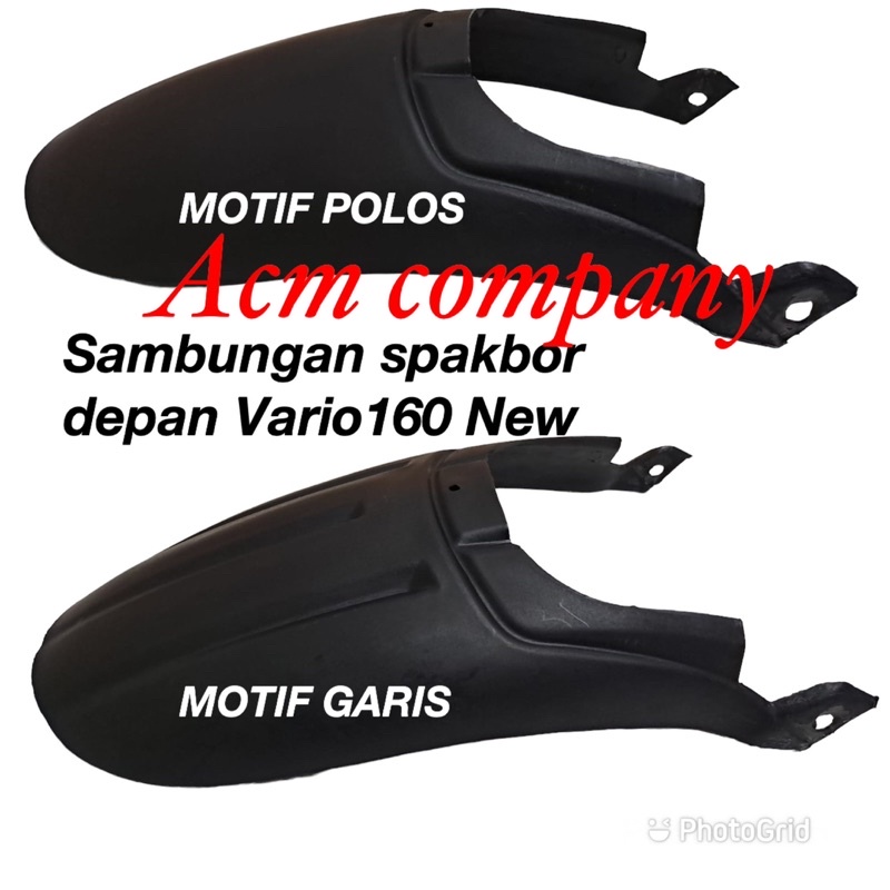 MUDFLAP FRONT FENDER CONNECTION MUD VARIO160 / FENDER MUD RETAINER VARIO 160