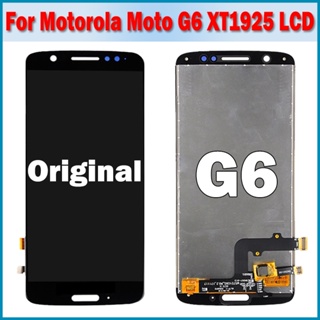 หน้าจอแสดงผล lcd ดิจิทัล lcd พร้อมกรอบ แบบเปลี่ยน สําหรับ Moto G6 XT1925 XT1925-3 XT1925-5 Motorola Moto G6