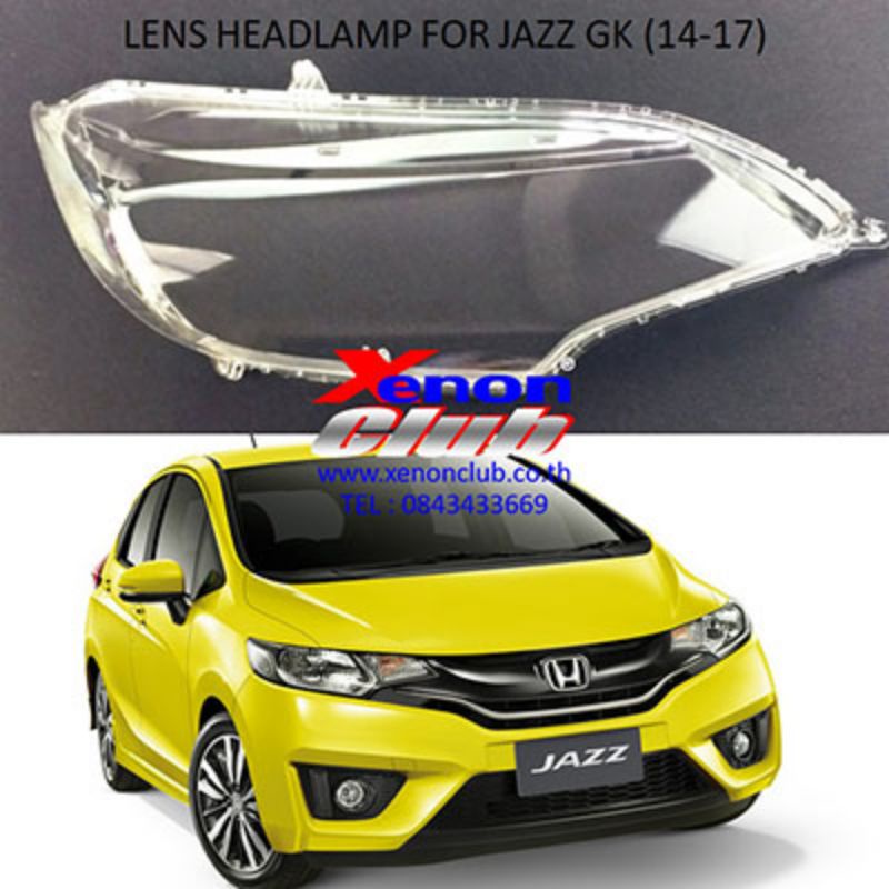 เลนส์ไฟหน้า Honda Jazz GK 2014-2017 ตรงรุ่น จำนวน 1 คู่ ซ้าย/ขวา