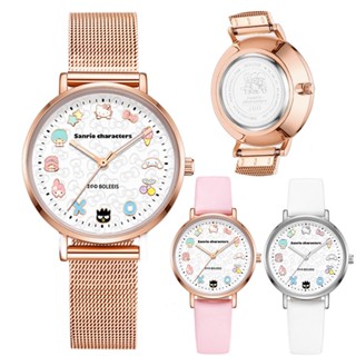 Sanrio นาฬิกาข้อมือ นาฬิกาเด็ก นาฬิกากันน้ำ นาฬิกาผู้หญิง Hello Kitty My Melody Cinnamoroll Watch นาฬิกา