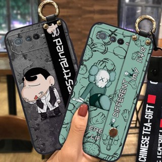 Cover Shockproof Phone Case For Asus ROG Phone6 Cartoon Lanyard Soft Waterproof protective Soft Case Anti-knock New TPU