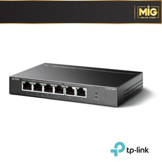 TP-Link สวิซ์ 6-Port 10/100Mbps Desktop PoE Switch with 4-Port PoE+ รุ่น TL-SF1006P